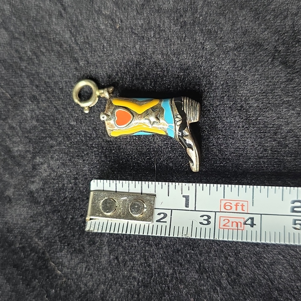 Colorful Carolyn Pollack Relios Boot Charm Pendant